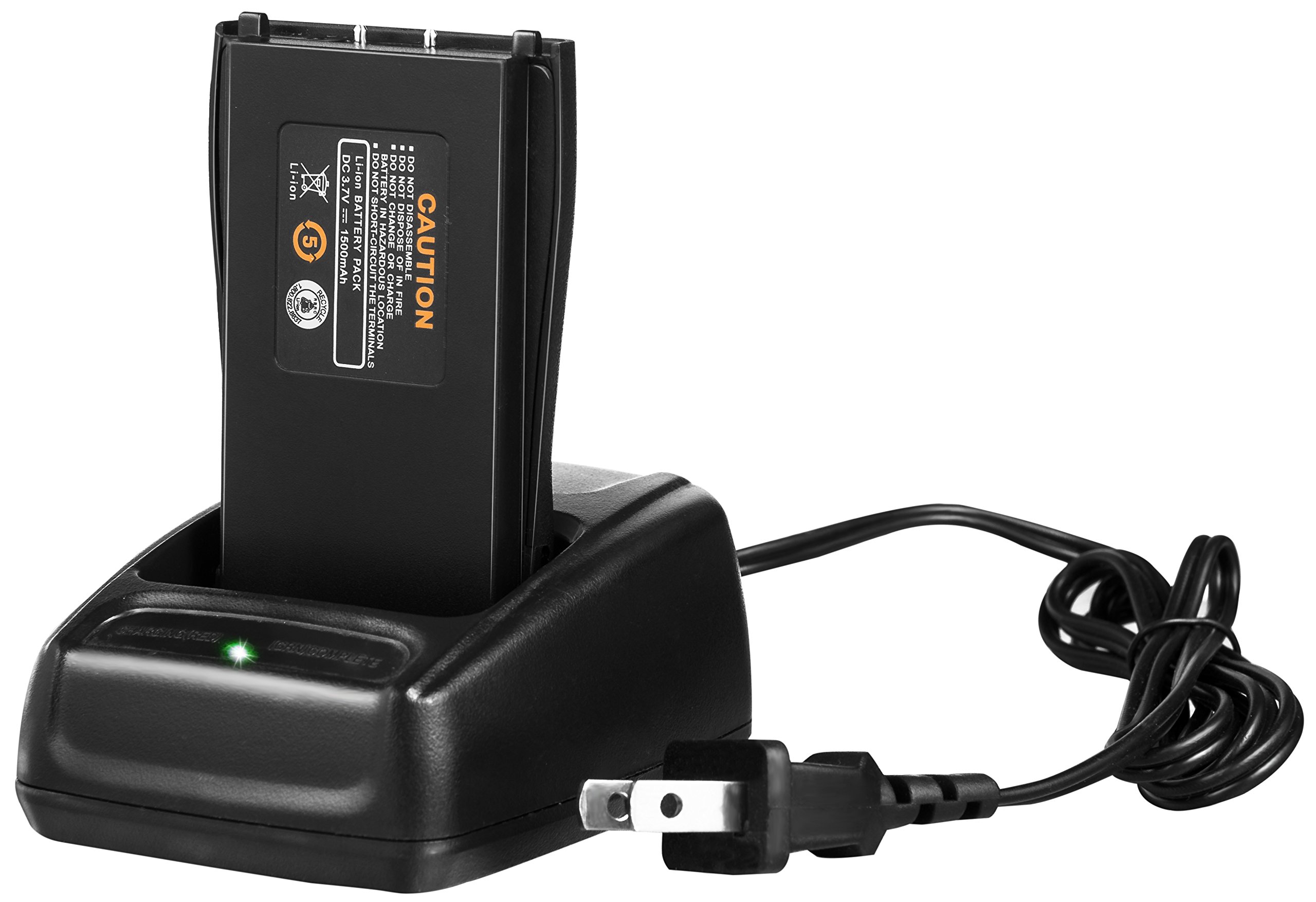 Arcshell Rechargeable Long Range Two-Way Radios with Earpiece 4 Pack