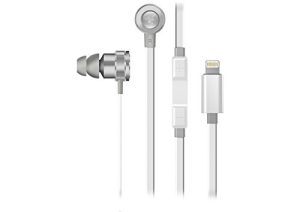Razer Hammerhead Earbuds for iOS: DAC – Lightning Connector – Mercury White
