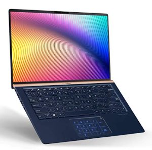 ASUS ZenBook 13 Ultra-Slim Laptop, Intel Core i7-8565U, 16GB RAM, 512GB PCIe SSD, Windows 10 Pro – Royal Blue
