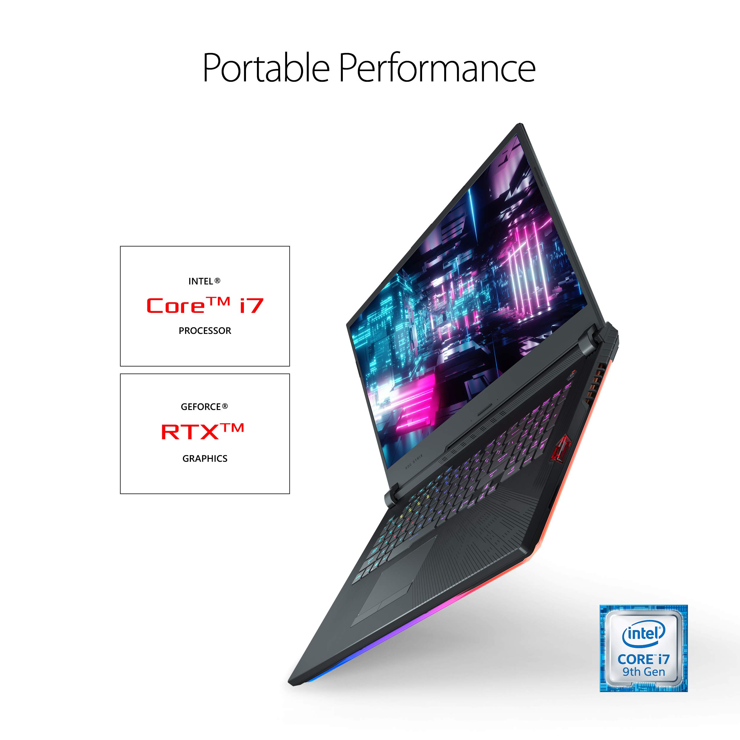 Asus ROG Strix Hero III Gaming Laptop, NVIDIA GeForce RTX 2070, Intel i7-9750H, 16GB DDR4, 512GB SSD + 1TB FireCuda