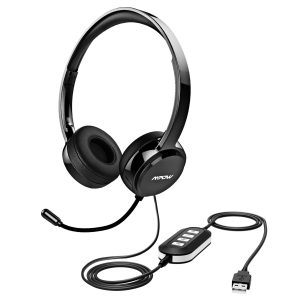 Mpow 071 USB Headset/ 3.5mm Computer Headset with Microphone Noise Cancelling