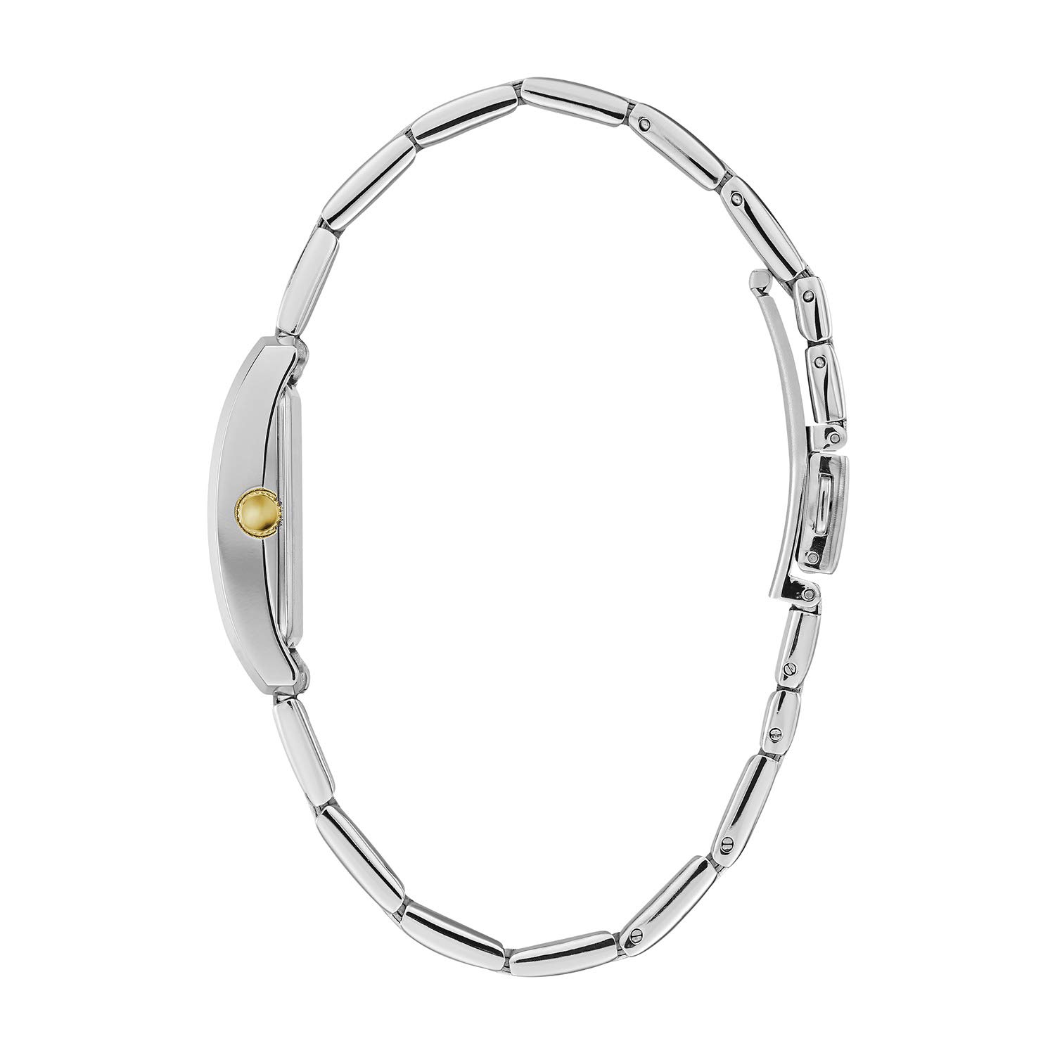 Caravelle Women’s Quartz Watch with Stainless-Steel Strap, Two Tone, 16 (Model: 45L167)