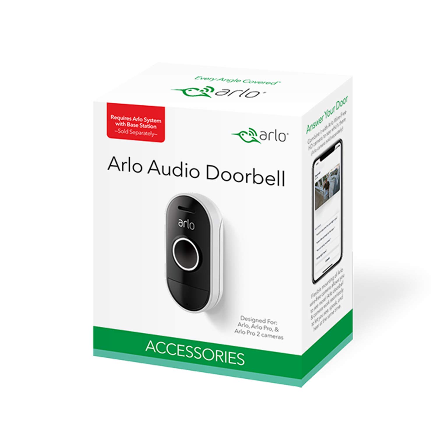 Arlo Audio Doorbell, White