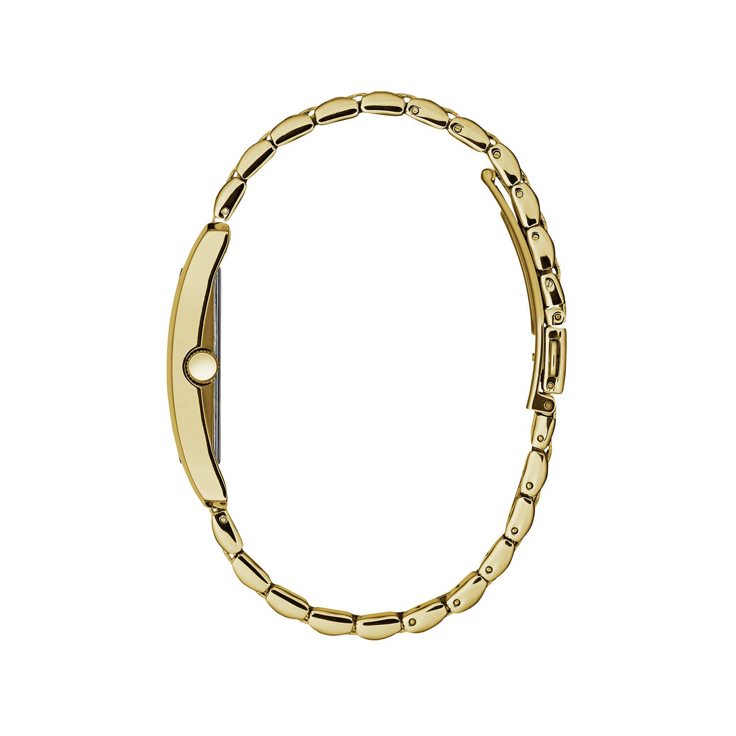Caravelle Men’s Quartz Watch with Stainless-Steel Strap, Gold, 22 (Model: 44A110)