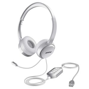 Mpow 071 USB Headset/ 3.5mm Computer Headset with Microphone Noise Cancelling