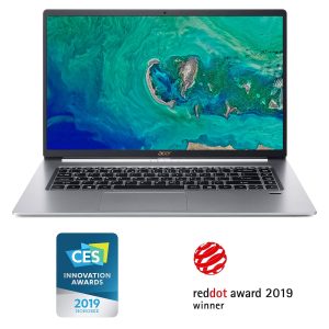 Acer Swift 5 Ultra-Thin & Lightweight Laptop 15.6” FHD IPS Touch Display in a thin .23″ bezel, 8th Gen Intel Core i5-8265U, 8GB DDR4, 256GB PCIe NVMe SSD