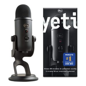 Blue Yeti USB Microphone – Blackout Edition