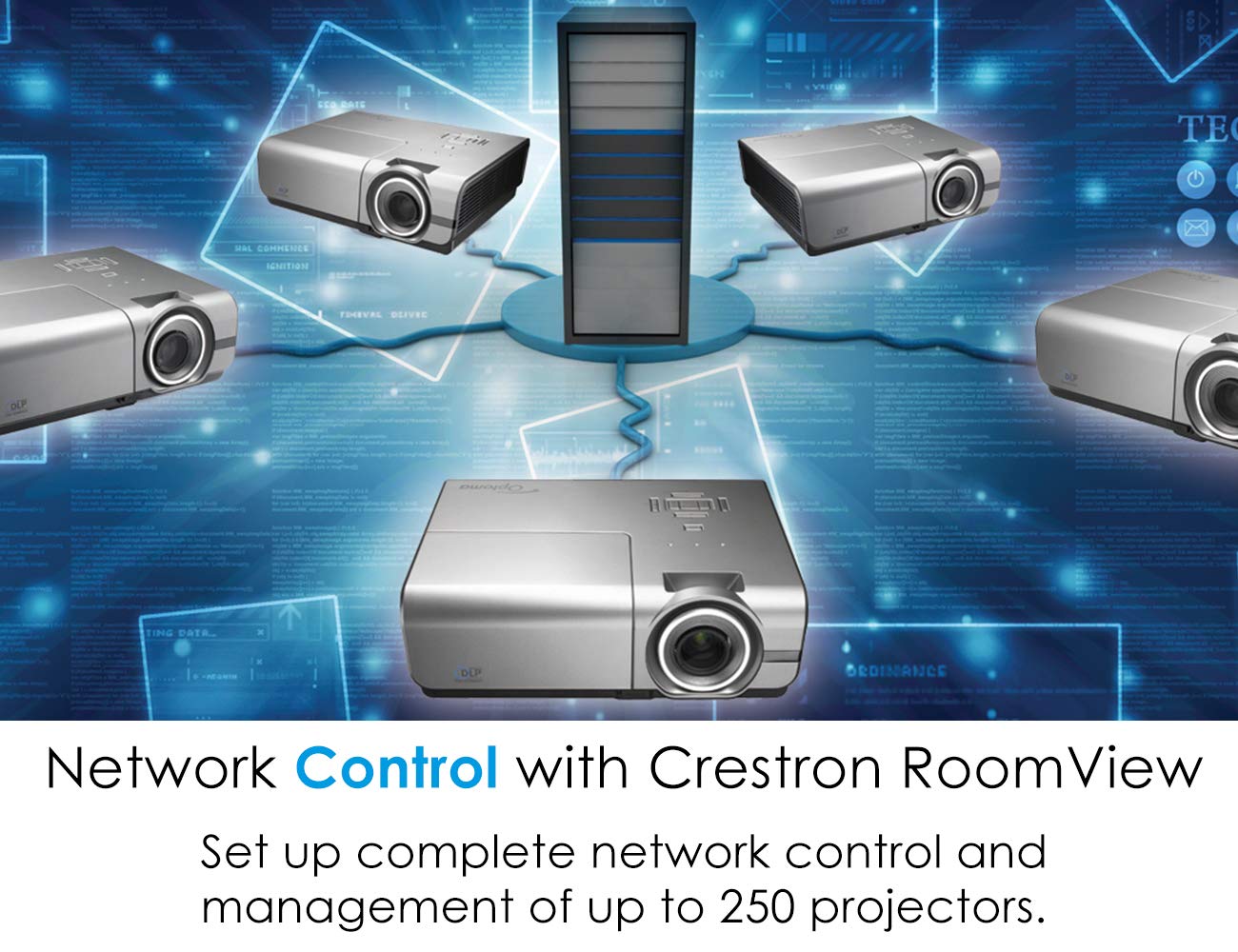 Optoma X600 XGA Projector for Business with High Brightness 6,000 Lumens