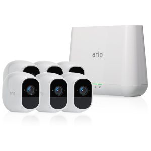 Arlo Pro 2 – Wireless Home Security Camera System with Siren | Rechargeable, Night vision, Indoor/Outdoor, 1080p, 2-Way Audio, Wall Mount | 6 camera kit