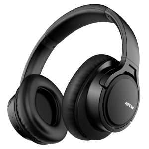 Mpow H7 Bluetooth Headphones Over Ear, 18 Hrs Comfortable Wireless Headphones (Black)