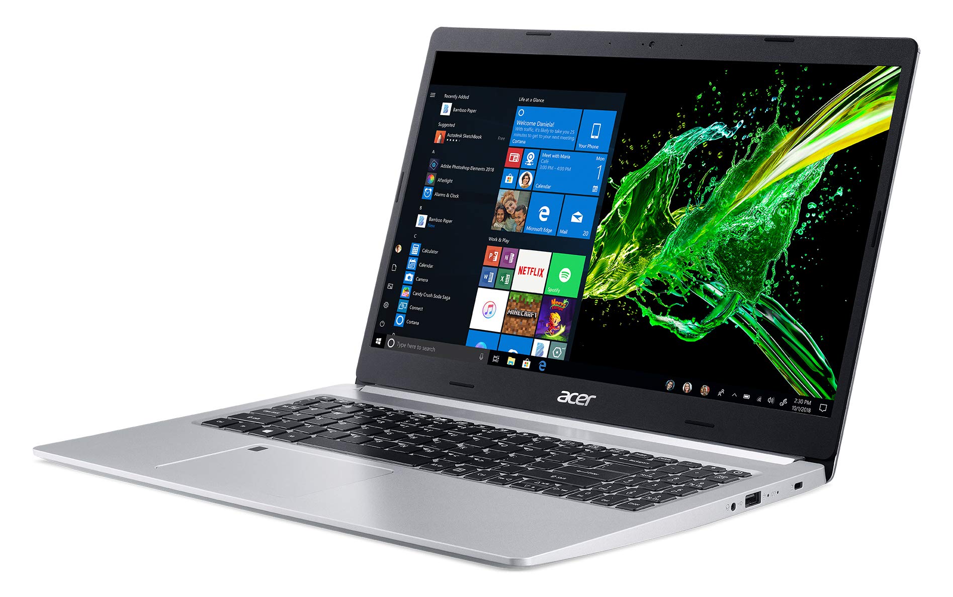 Acer Aspire 5 Slim Laptop, 15.6 Inch, 8th Gen Intel Core i5-8265U, 8GB DDR4, 256GB PCIe NVMe SSD