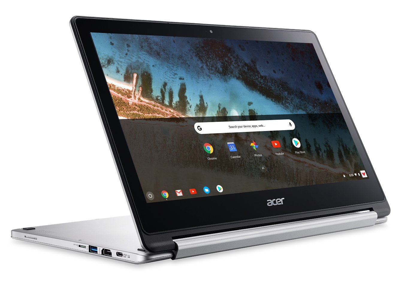 Acer Chromebook R 13 Convertible, 13.3-inch Full HD Touch, MediaTek MT8173C, 4GB LPDDR3, 32GB, Chrome OS