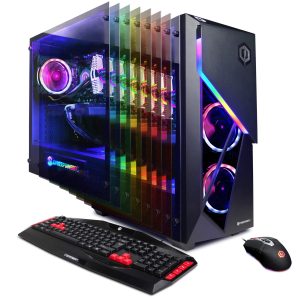 CYBERPOWERPC Gamer Supreme Liquid Cool SLC10420CPG Gaming PC – Black