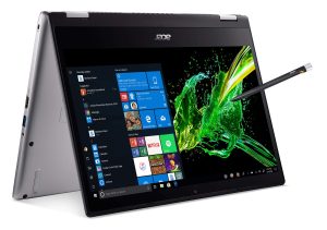Acer Spin 3 Convertible Laptop, 14″ Full HD IPS Touch, 8th Gen Intel Core i7-8565U, 16GB DDR4, 512GB PCIe NVMe SSD
