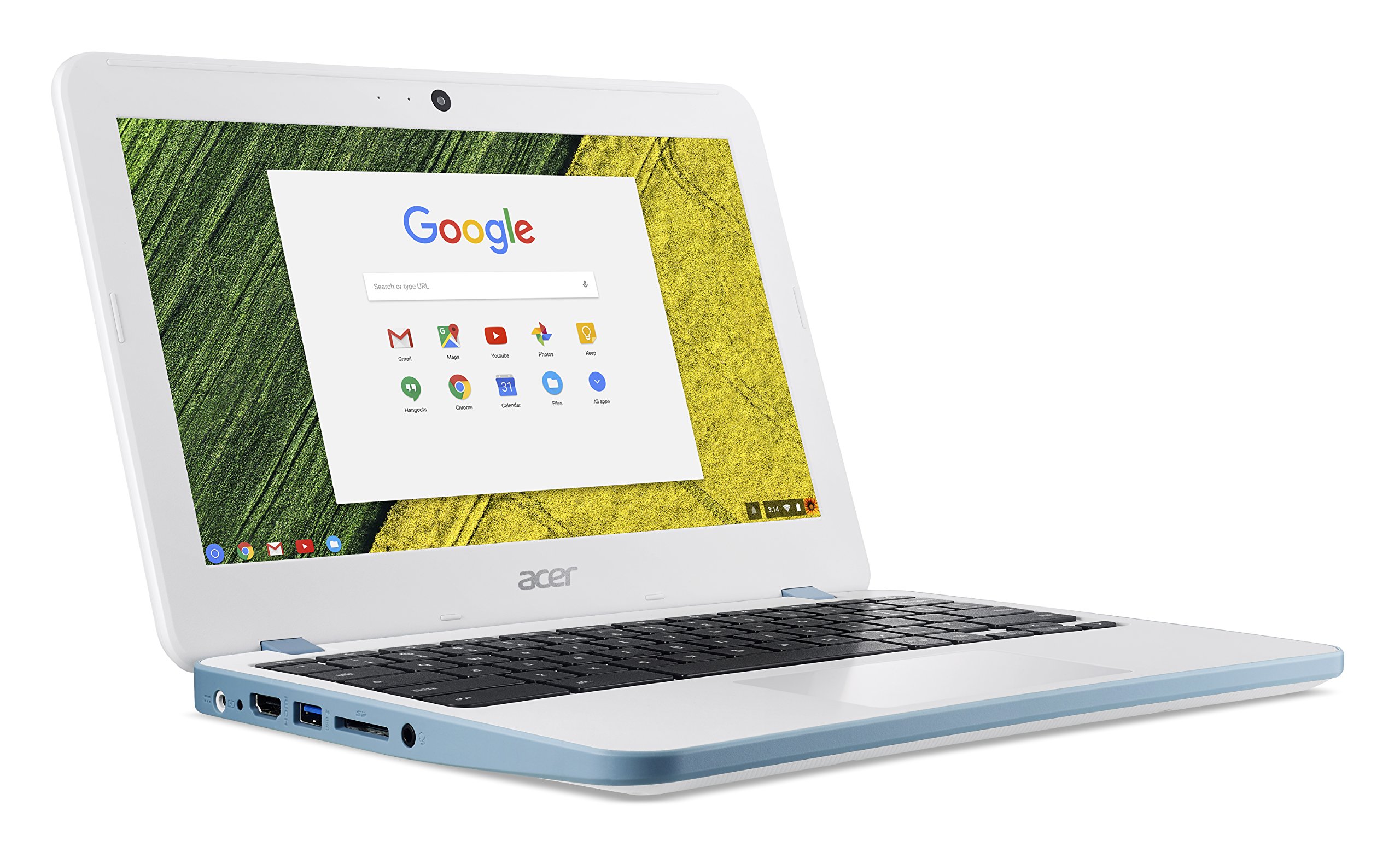 Acer Chromebook 11, 11.6″ IPS HD Touchscreen, Intel Celeron N3060, 4GB LPDDR3, 16GB Storage, Chrome