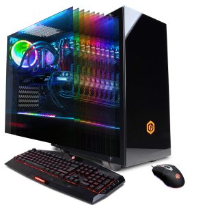 CYBERPOWERPC Gamer Xtreme Liquid Cool GLC6200CPG Gaming PC – Black