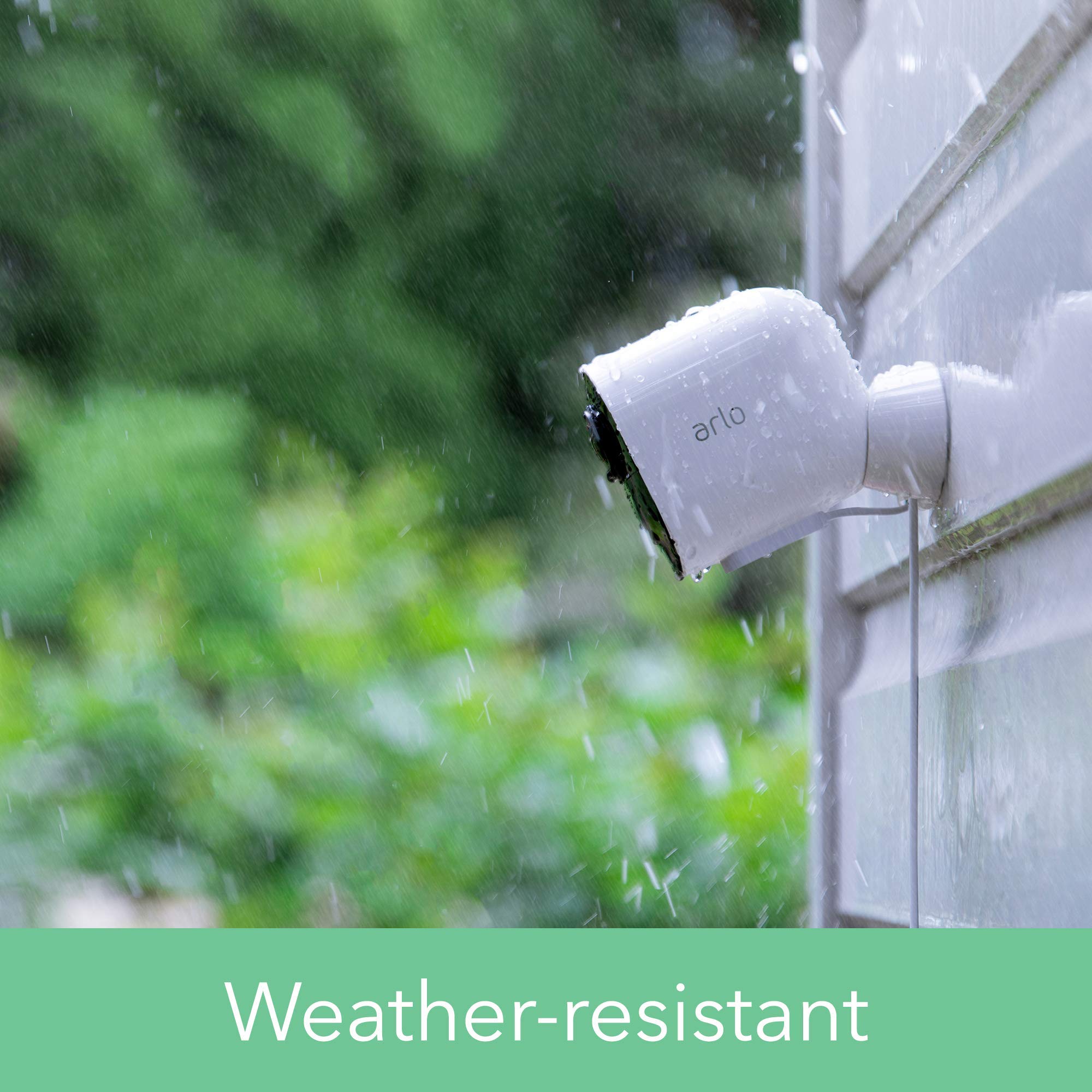 Arlo Ultra – 4K UHD Wire-Free Security 2 Camera System | Indoor/Outdoor Security Cameras with Color Night Vision, 180° View, 2-Way Audio, Spotlight, Siren