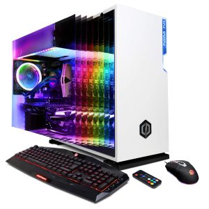 CyberpowerPC Gamer Supreme Liquid Cool SLC10400CPG Gaming PC – White