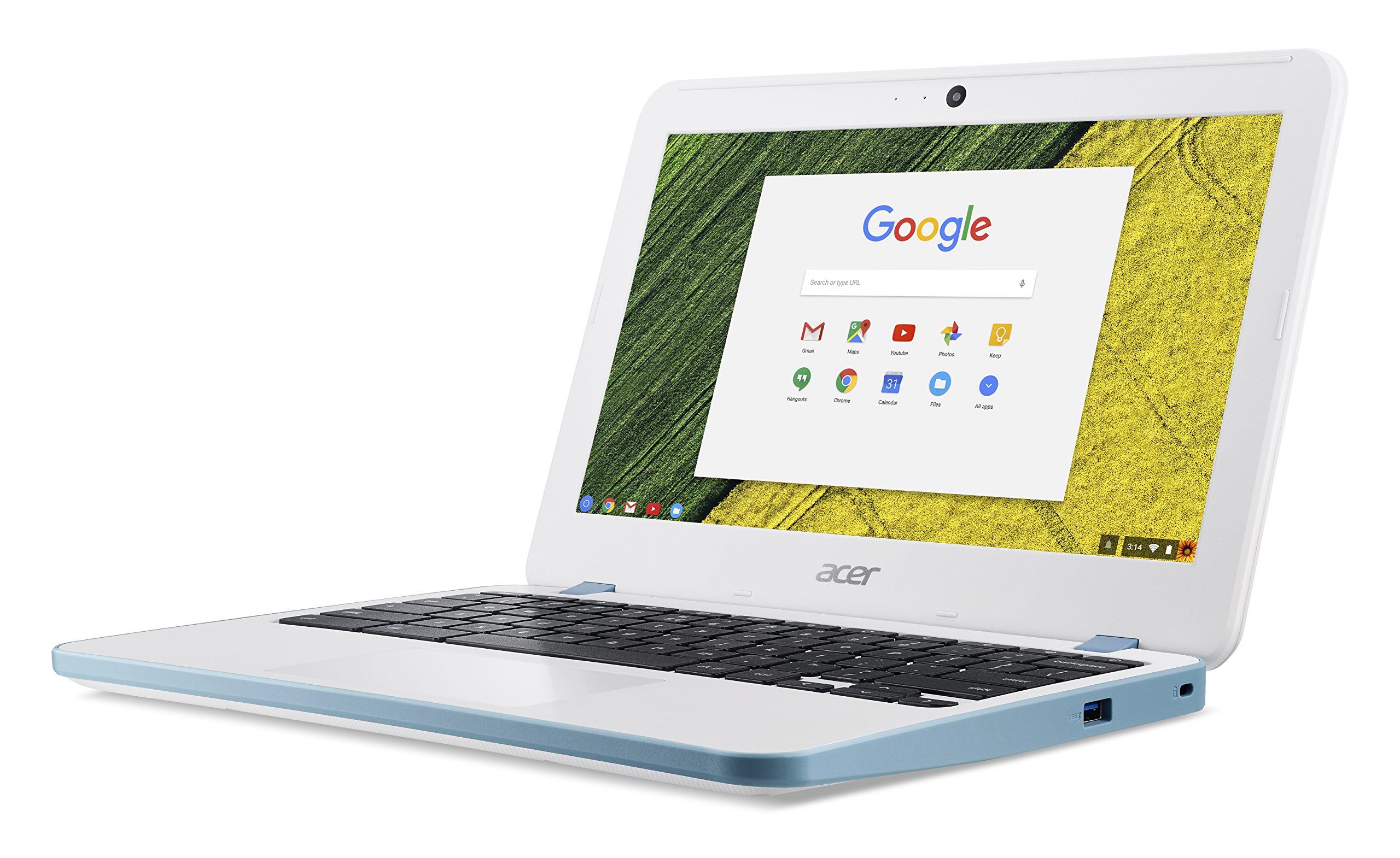 Acer Chromebook 11, 11.6″ IPS HD Touchscreen, Intel Celeron N3060, 4GB LPDDR3, 16GB Storage, Chrome