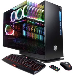 CYBERPOWERPC Gamer Supreme Liquid Cool Gaming PC – Black