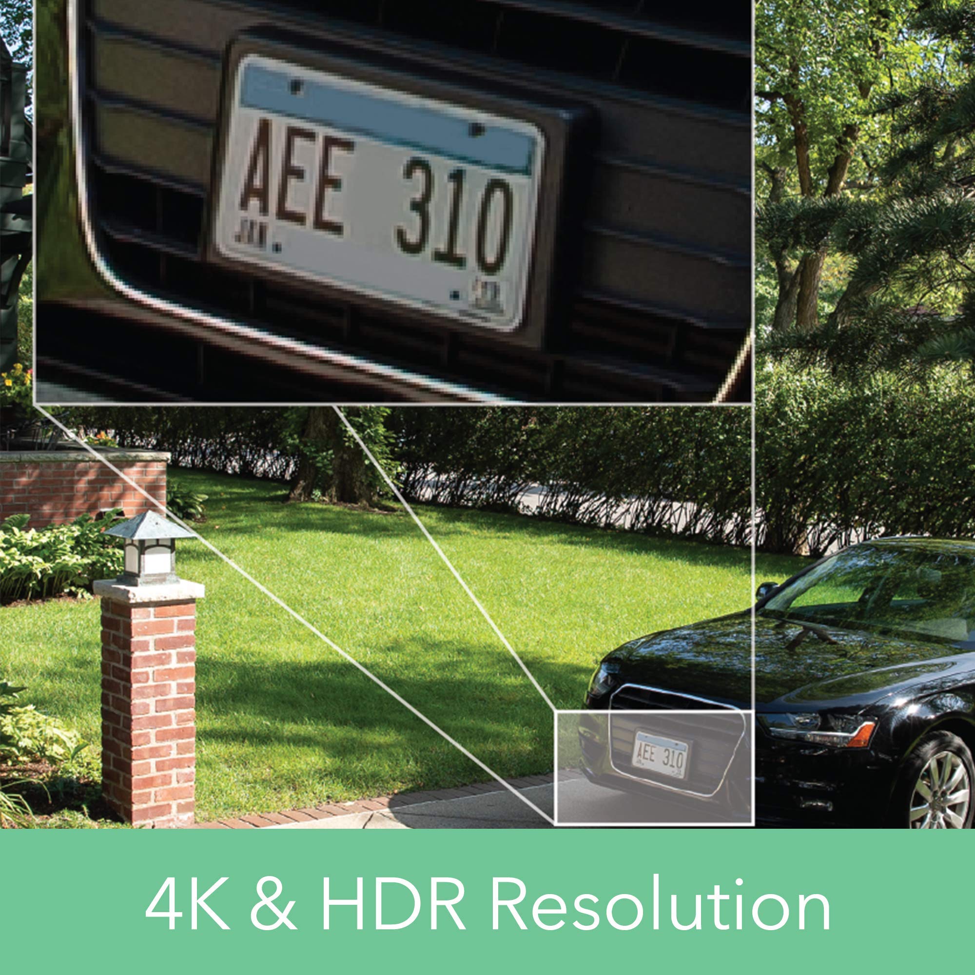Arlo Ultra – 4K UHD Wire-Free Security 2 Camera System | Indoor/Outdoor Security Cameras with Color Night Vision, 180° View, 2-Way Audio, Spotlight, Siren