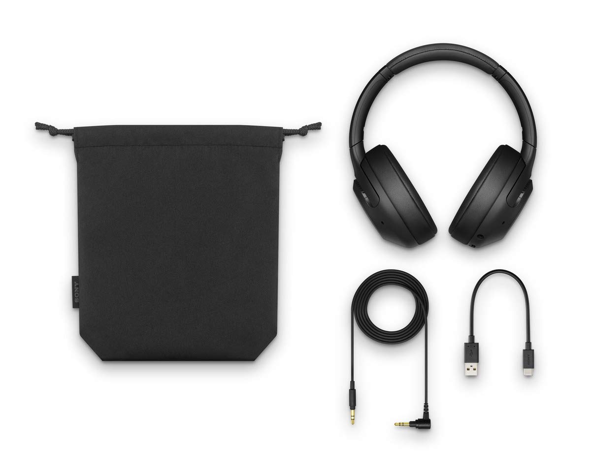 Sony WH-XB900N Wireless Noise Canceling Extra Bass Headphones, Blue (Exclusive)