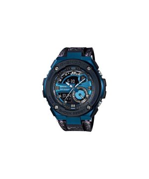Casio G-Shock Blue Dial Resin Quartz Men’s Watch (Model: GST200CP-2A)