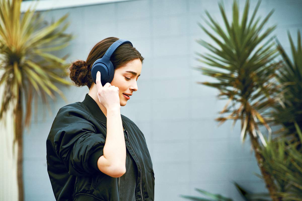 Sony WH-XB900N Wireless Noise Canceling Extra Bass Headphones, Blue (Exclusive)