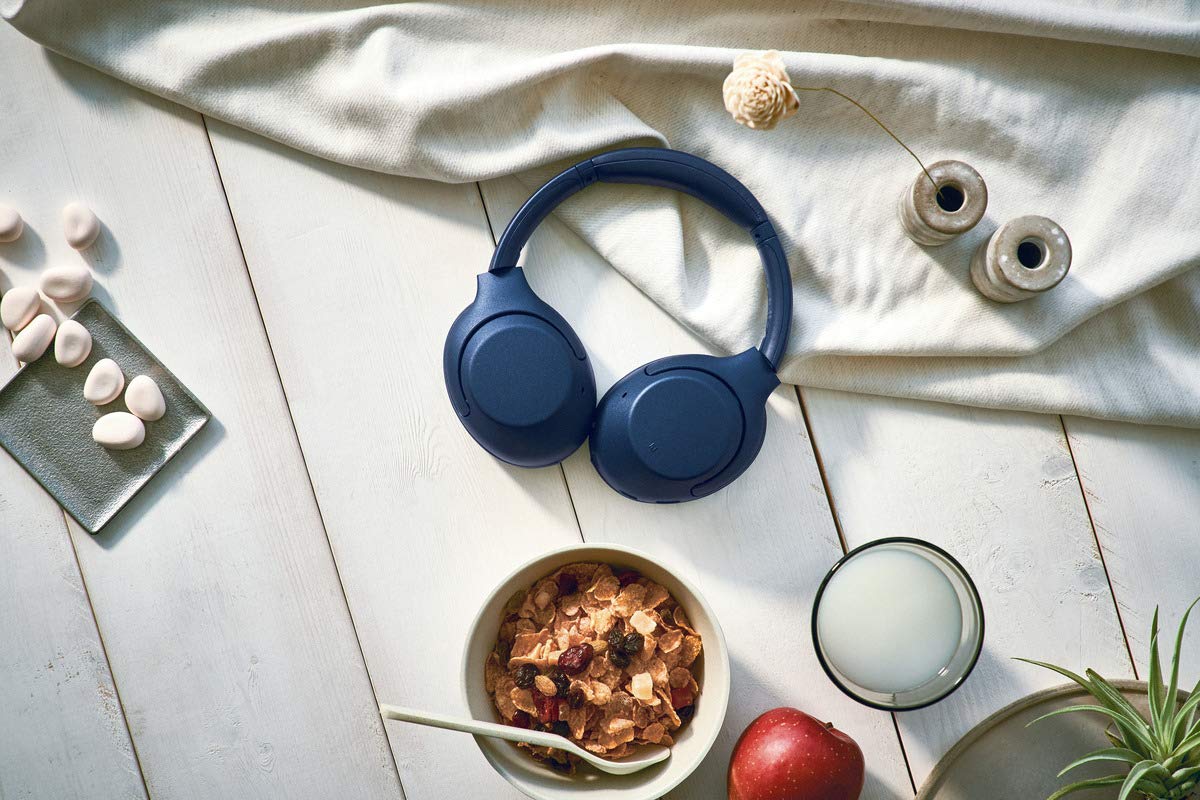 Sony WH-XB900N Wireless Noise Canceling Extra Bass Headphones, Blue (Exclusive)
