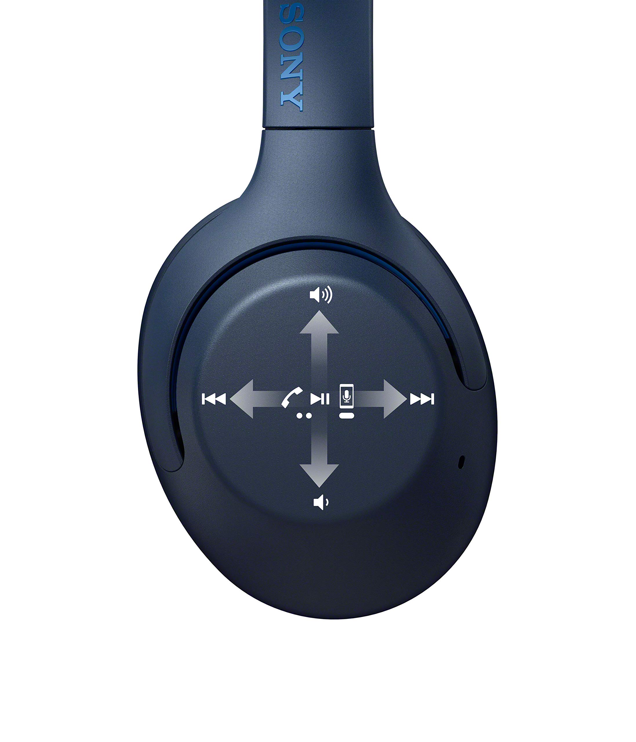 Sony WH-XB900N Wireless Noise Canceling Extra Bass Headphones, Blue (Exclusive)