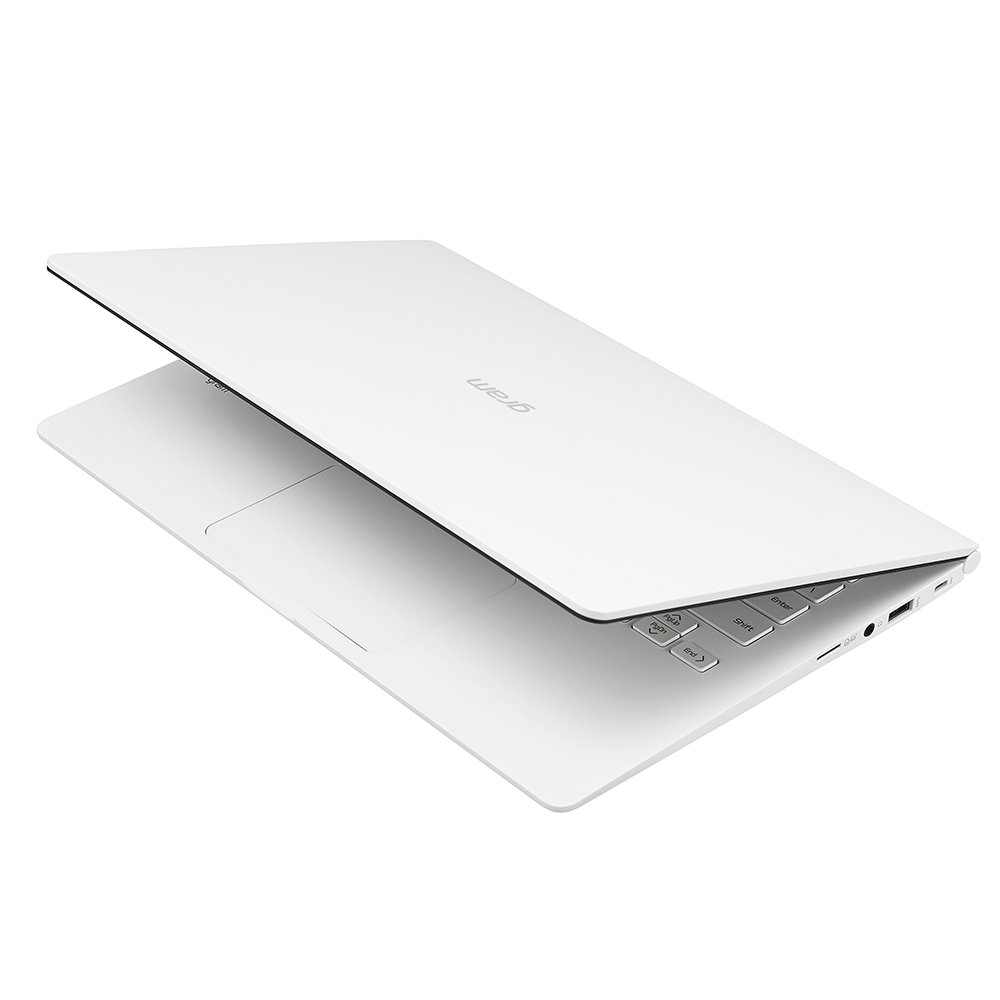 LG Gram Thin and Light Laptop – 13.3″ Full HD IPS Display, Intel Core i5 (8th Gen), 8GB RAM, 256GB SSD, Back-lit Keyboard – White – (Model: 13Z980-U.AAW5U1)