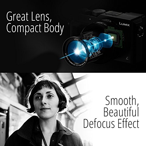 PANASONIC LUMIX LX100 4K Point and Shoot Camera, 3.1X LEICA DC Vario-SUMMILUX F1.7-2.8 Lens with Power O.I.S., 12.8 Megapixel, DMC-LX100K (USA BLACK)