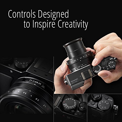 PANASONIC LUMIX LX100 4K Point and Shoot Camera, 3.1X LEICA DC Vario-SUMMILUX F1.7-2.8 Lens with Power O.I.S., 12.8 Megapixel, DMC-LX100K (USA BLACK)