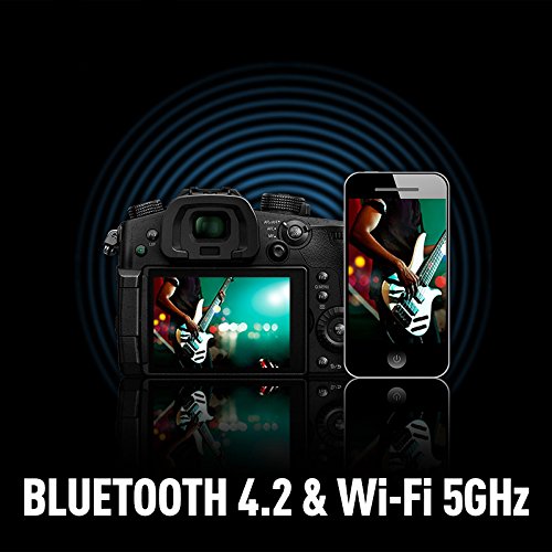 PANASONIC LUMIX GH5 4K Digital Camera, 20.3 Megapixel Mirrorless Camera with Digital Live MOS Sensor, 5-Axis Dual I.S. 2.0, 4K 4:2:2 10-Bit Video, Full-Size HDMI Out, 3.2-Inch LCD, DC-GH5 (Black)