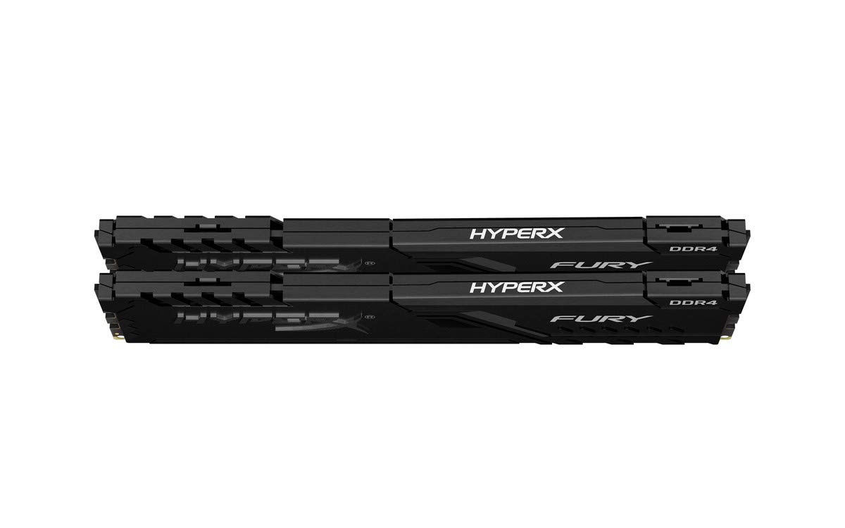 HyperX Fury 32GB 2666MHz DDR4 CL16 DIMM (Kit of 2) Black XMP Desktop Memory HX426C16FB3K2/32