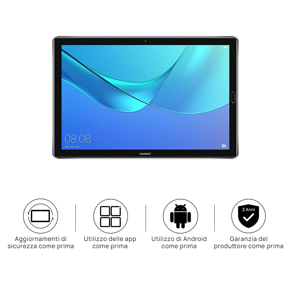 Huawei MediaPad M5 10.0 LTE Tablet PC, eMMC 32 GB, 4 GB RAM, Space Gray