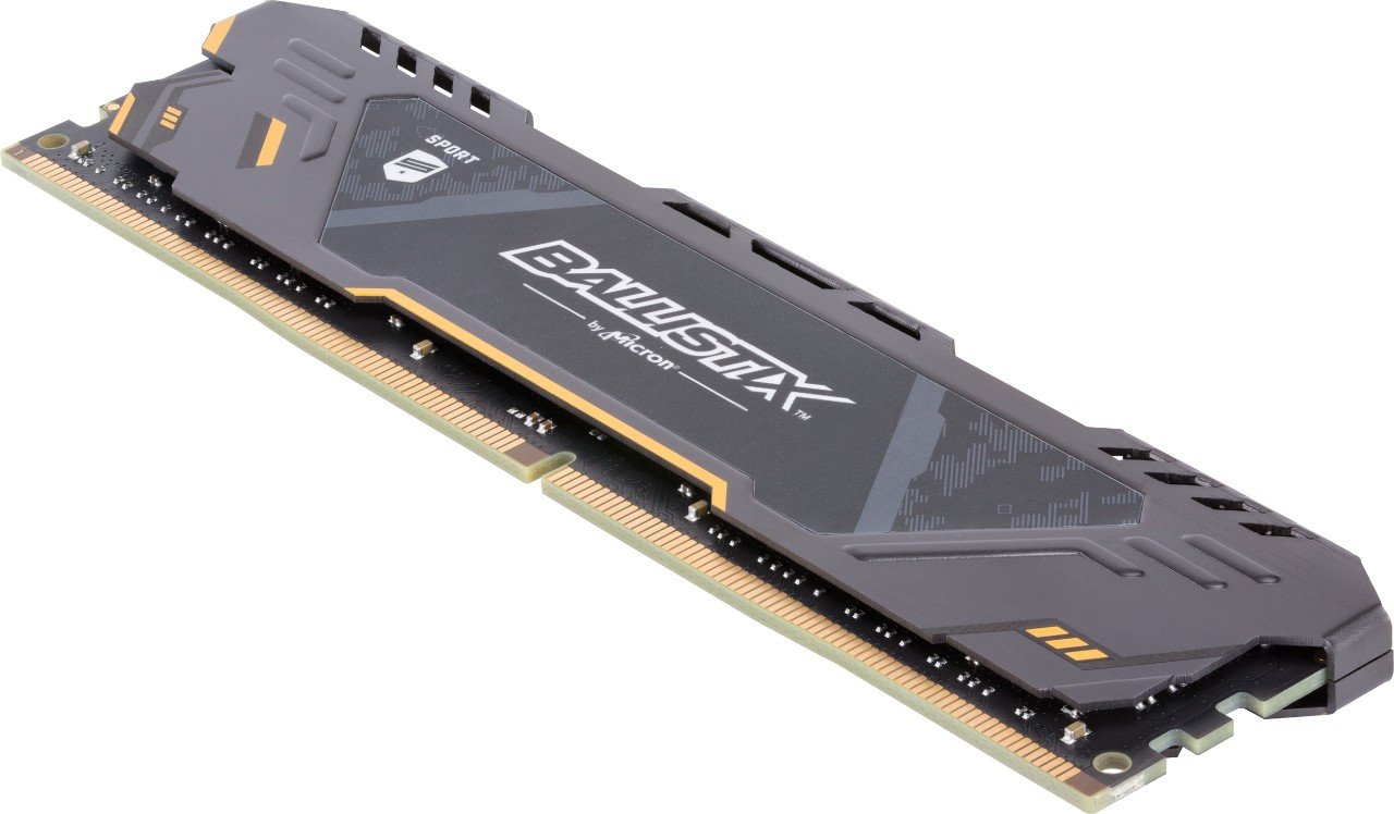 Crucial Ballistix Sport AT 3200 MHz DDR4 DRAM Desktop Gaming Memory Kit 64GB (16GBx4) CL16 BLS4K16G4D32AEST