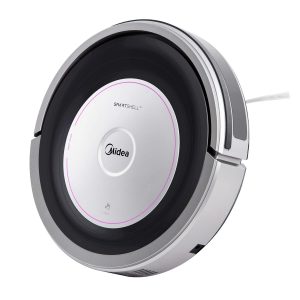 Midea Robot Vacuum Cleaner with 1000Pa Powerful Suction, Self-Charging, Mopping Cleaner, Remote Control Cleaning Robot for Pet Hair, Automatic Vacuum Cleaner Robot for Hard Floor/Medium-Pile Carpets