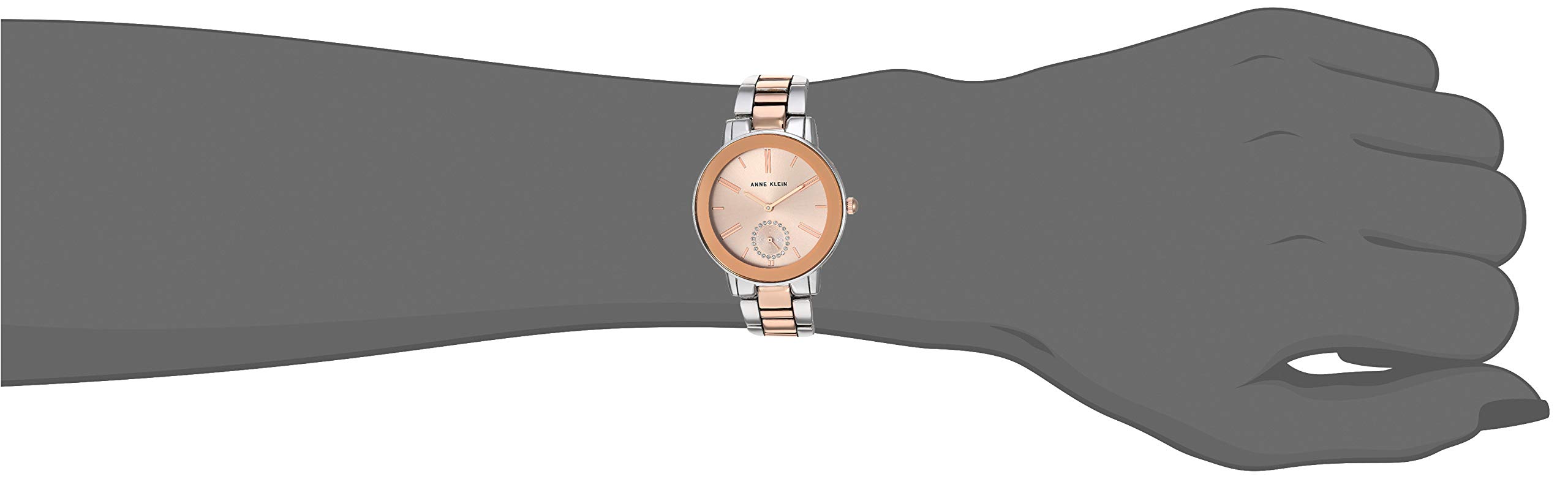Anne Klein Women’s Swarovski Crystal Accented Bracelet Watch