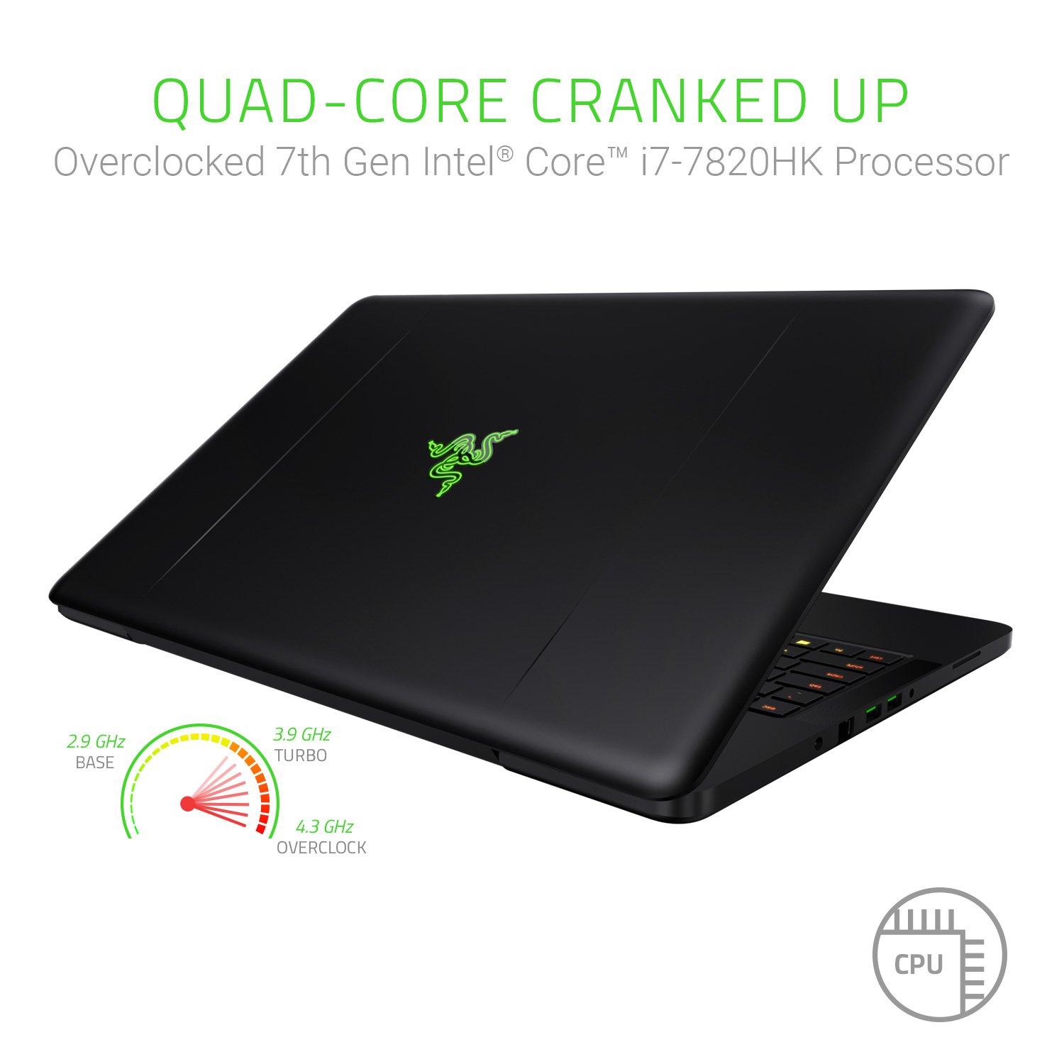 Razer Blade Pro 17: Gaming Laptop – 4K Touchscreen – Intel Quad-Core Overclocked i7-7820HK – NVIDIA GeForce GTX 1080 – DDR4 32GB RAM – 512GB NVMe