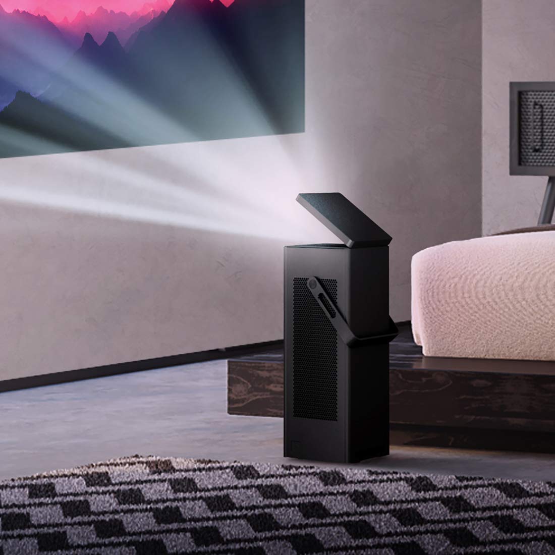 LG HU80KS 4K UHD Laser Smart TV Home Theater Cinebeam Projector with IP Control – 2000 Lumens (2019)