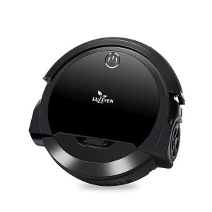 EULEVEN 3-in-1 Floor Robotic Vacuum With Smart Mopping Cleaner For Hardwood Floor, Short Carpet, HEPA Filter For Pet Hair Allergies Friendly (SYJ-3071B_BK)