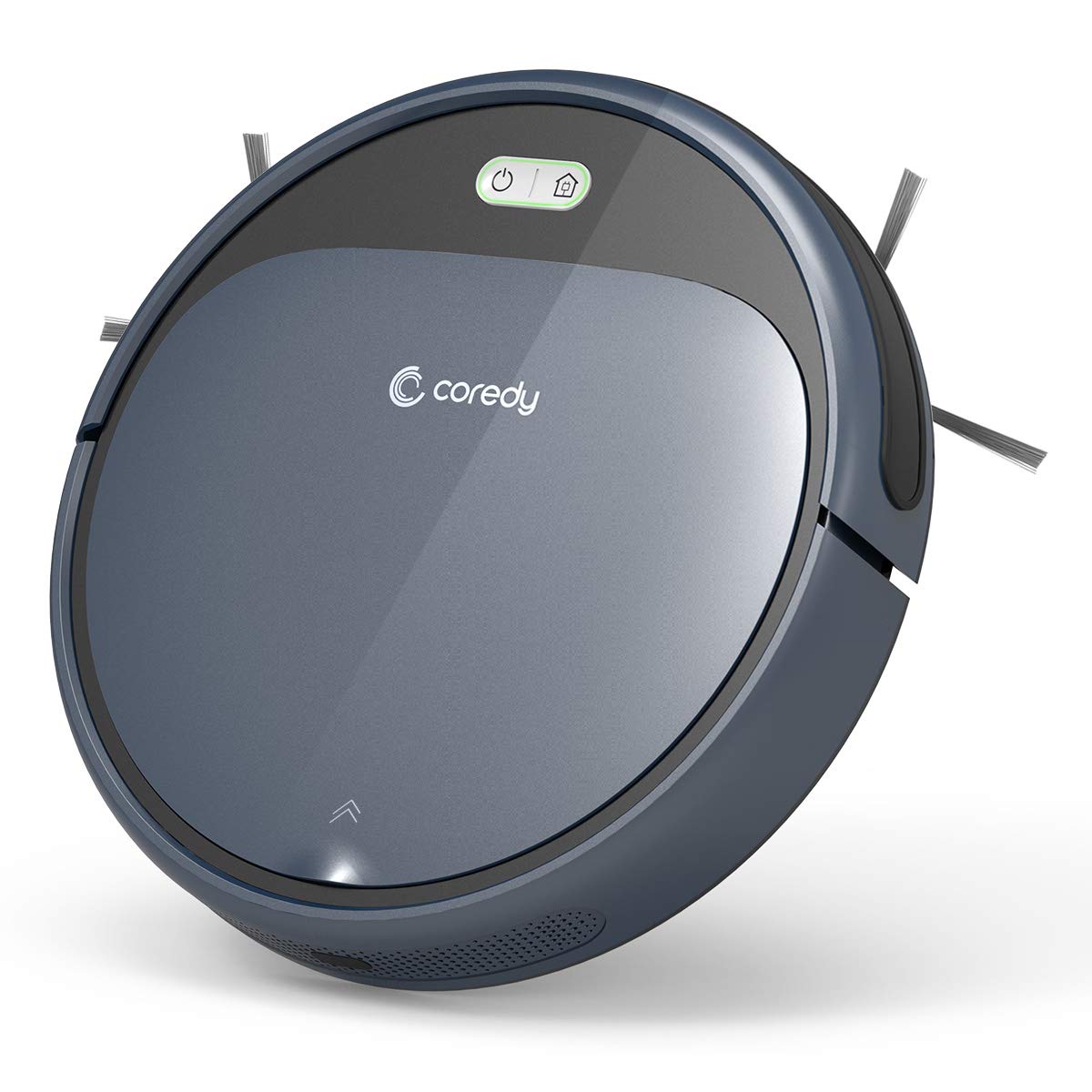 Coredy R300 Robot Vacuum Cleaner, 1400Pa Max Suction Power, Super Slim, Quiet, Automatic Self-Charging Robotic Cleaners, Cleans Hard Surface Floors and Carpets, Filter for Pet, Easy Schedule Cleaning