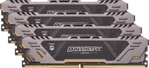 Crucial Ballistix Sport AT 3200 MHz DDR4 DRAM Desktop Gaming Memory Kit 64GB (16GBx4) CL16 BLS4K16G4D32AEST