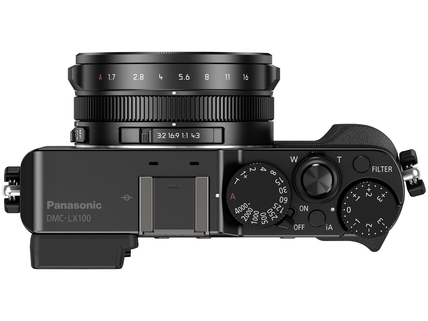 PANASONIC LUMIX LX100 4K Point and Shoot Camera, 3.1X LEICA DC Vario-SUMMILUX F1.7-2.8 Lens with Power O.I.S., 12.8 Megapixel, DMC-LX100K (USA BLACK)