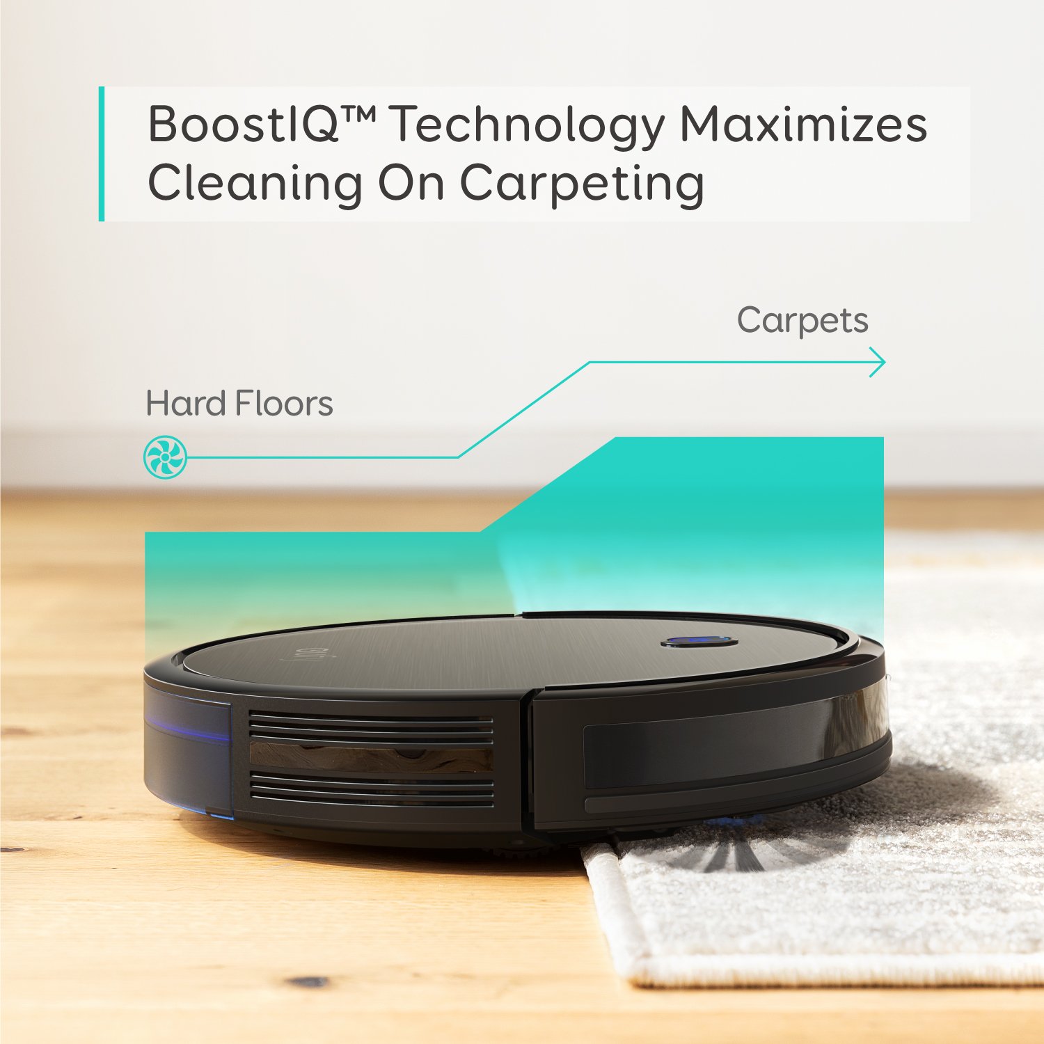 Eufy BoostIQ RoboVac 11S (Slim), Robot Vacuum Cleaner, Super-Thin, 1300Pa Strong Suction, Quiet, Self-Charging Robotic Vacuum Cleaner, Cleans Hard Floors to Medium-Pile Carpets