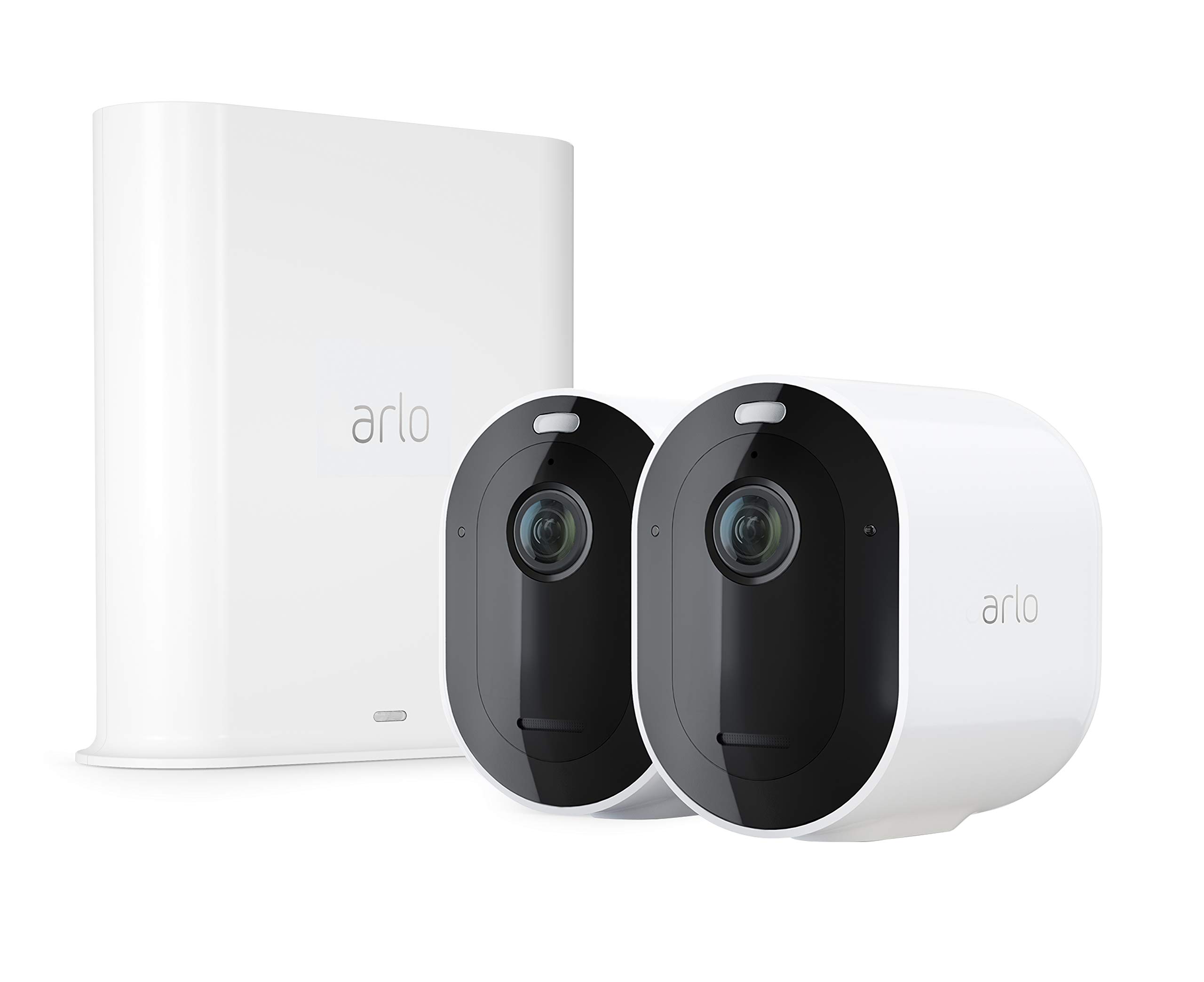 Arlo Pro 3 – Wire-Free Security 2 Camera System | 2K with HDR, Indoor/Outdoor, Color Night Vision, Spotlight, 160° View, 2-Way Audio, Siren