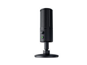 Razer Seiren X USB Streaming Microphone: Professional Grade – Built-In Shock Mount – Supercardiod Pick-Up Pattern – Anodized Aluminum – Matte Black