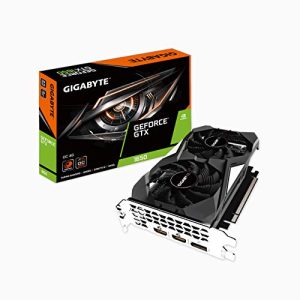 GIGABYTE GeForce GTX 1650 OC 4G Graphics Card, 2X Windforce Fans, 4GB 128-Bit GDDR5, Gv-N1650OC-4GD Video Card