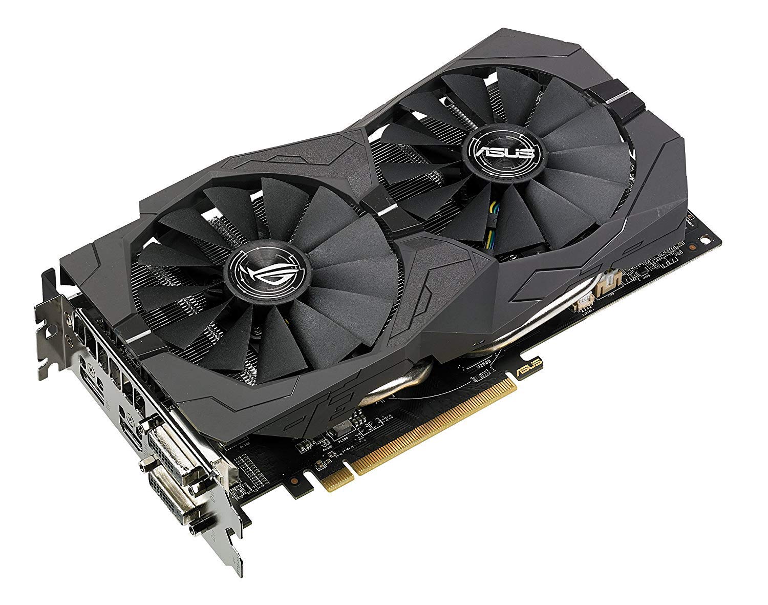 Asus ROG Strix Radeon Rx 570 O4G Gaming OC Edition GDDR5 DP HDMI DVI VR Ready AMD Graphics Card (ROG-STRIX-RX570-O4G-GAMING)